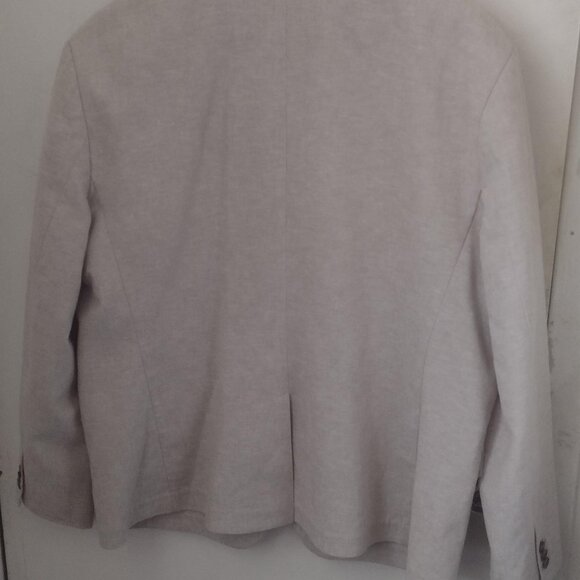 Old Navy Linen-Blend Suit, XL Blazer & Loose Taper Ankle Pants "A Stone's Throw" - Picture 8 of 9